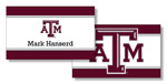 Noteworthy Collections College Calling Cards - Color Band (Texas A&M) (CEC-TAM07)