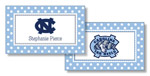 Noteworthy Collections College Calling Cards - Polka Dot (North Carolina) (CEC-UNC06)