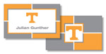 Noteworthy Collections College Calling Cards - Color Block (Tennessee) (CEC-UTN02)