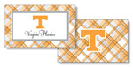 Noteworthy Collections College Calling Cards - Plaid (Tennessee) (CEC-UTN05)