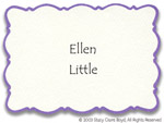 Stacy Claire Boyd Calling Card - Little Scallop Violet (45911)