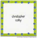 Stacy Claire Boyd Calling Card - Green Dimples (44932)
