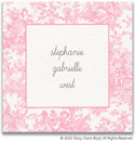 Stacy Claire Boyd Calling Card - Elegant Pink (44951)