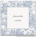 Stacy Claire Boyd Calling Card - Elegant Blue (44952)