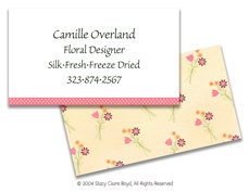 Stacy Claire Boyd Calling Card - Tiny Daybreak Garden (44013)