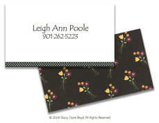 Stacy Claire Boyd Calling Card - Tiny Midnight Garden (44015)