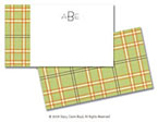 Stacy Claire Boyd Calling Cards - Lemon Lime Plaid (44035)