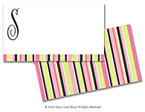 Stacy Claire Boyd Calling Cards - Watermelon Mini Stripes (44041)