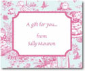 Stacy Claire Boyd Calling Cards - Fuchsia Toile