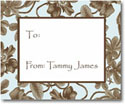 Stacy Claire Boyd Calling Cards - Baby Blue Botanical