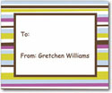 Stacy Claire Boyd Calling Cards - Addie's Stripes   (79309)