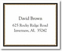 Stacy Claire Boyd Calling Cards - Black Deckled Border   (79322)