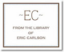 Stacy Claire Boyd Calling Cards - Blue Deckled Border   (79347)
