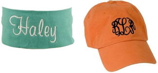 Personalized Hats & Headbands