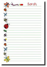 Paper People Camp Stationery - Bugs