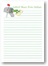 Paper People Camp Stationery - Frog Mail Box