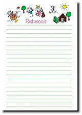 Paper People Camp Stationery - Girls with Cabin