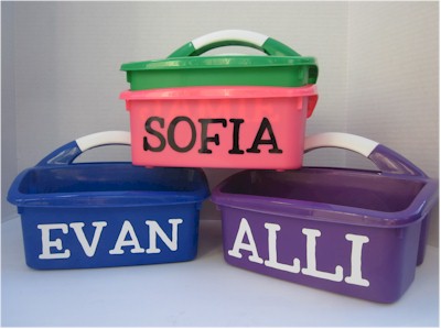 Personalized Camp Caddy for Camp