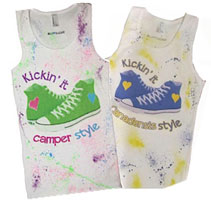 Custom Camp Clothing - Kickin' it