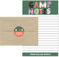 Camp Notepad & Label Sets by Piper Fish Designs (Camp Doodles)