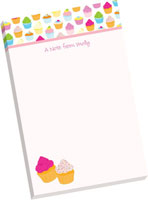 Notepads by iDesign - Cupcakes White (Normal by iDesign - Camp)