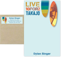 Camp Notepad & Label Sets by iDesign (Live 10 For 2 Surfboards)