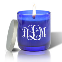 Personalized Candles - Monogram (bcm)