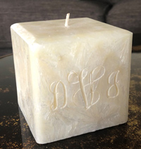 Personalized Candles - Monogram Palm Wax