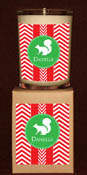 Devora Designs - Candles (Alpha Gamma Delta - Chevron) AGD