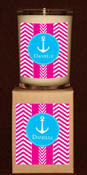 Devora Designs - Candles (Delta Gamma - Chevron) DG