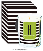 Whitney English Candles - Awning Stripe Black (WF731301)