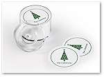 Great Gifts by Chatworth - Holiday Coasters (Christmas Tree)
