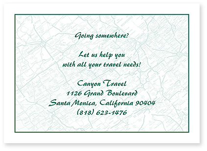 Checkerboard - Map Background Border Card