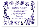 Checkerboard - Household Items Border Card (CBR-AOD-X)