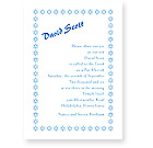 Checkerboard - Star of David Border (CBR-DTJ-L)