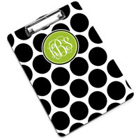 Devora Designs - Clipboards (Black and White Dots) BLKWHT-CLPB