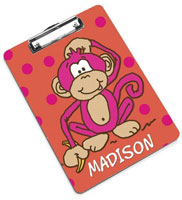 Devora Designs - Clipboards (Hot Pink Monkey) CLBS-05