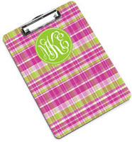 Devora Designs - Clipboards (Pink Plaid) PINKPLAID-CLPB