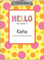 Kelly Hughes Designs - Clipboards (Hello My Name Is) (c389)
