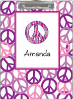 Kelly Hughes Designs - Clipboards (Peace Out Purple) (c391)