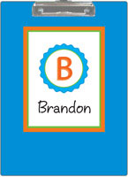 Kelly Hughes Designs - Clipboards (Orange Bottlecap) (c399)