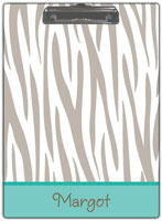 Kelly Hughes Designs - Clipboards (Grey Zebra) (c901)