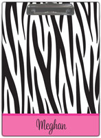 Kelly Hughes Designs - Clipboards (Black Zebra) (c905)
