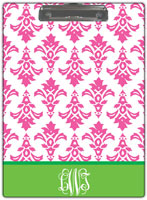 Kelly Hughes Designs - Clipboards (Pink Damask) (c919)