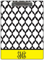 Kelly Hughes Designs - Clipboards (Black Lattice) (c921)