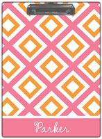 Kelly Hughes Designs - Clipboards (Geo Pink ) (c928)
