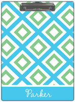 Kelly Hughes Designs - Clipboards (Geo Blue) (c929)