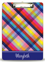 Kelly Hughes Designs - Clipboards (Bright Gingham) (c933)