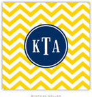 Boatman Geller - Custom Personalized Coasters (Chevron) (57CO+P08+si04+A03)