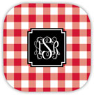 Create-Your-Own Personalized Hardbacked Coasters by Boatman Geller (Classic Check)